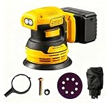 Akku-Exzenterschleifer kompatibel mit Dewalt 20V Akku, 125 mm Exzenterschleifer mit...