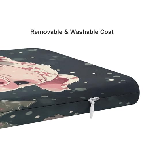 Coussin de chaise pour mal de dos en mousse à mémoire de forme déhoussable