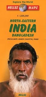North Eastern India and Bangladesh NellesMap (Nelles Maps)