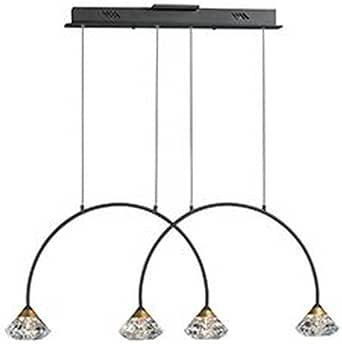 ET2 Hope-12W 4 LED Linear Pendant-5.5 Inches Wide by 14.25 inches high