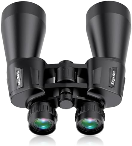 20x60 Binoculars for Adults High Powered, Waterproof & Fog Proof Compact Binoculars for Bird Watching with Low Light Vision, Hunting,Travel,Includes Carrying Bag - View 3