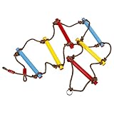 Abaodam Juego de Patio de Juegos Escalera de Cuerda Desmontable para Niños Y Niñas