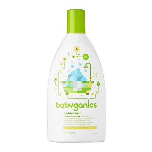 Babyganics Bubble Bath, Chamomile Verbena, 20oz, 2 Pack, Packaging May Vary