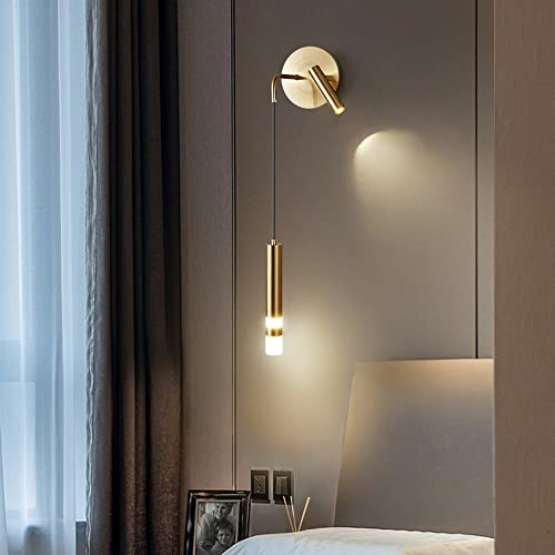 Applique murale LED design minimaliste pour lecture en chambre d'hôtel