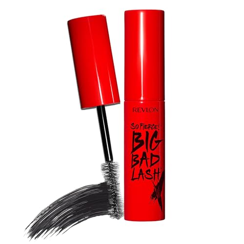 Image of Revlon So fierce Big Bad lash mascara for volumized, and lifted Lashes, Upto 24Hr Wear, Blackest Black, 0.35oz