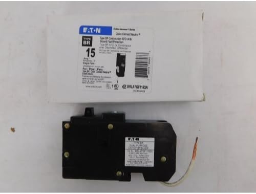 Eaton BRLAFGF115QN Type BR Combination CAF/GF Quick Connect Circuit Breaker