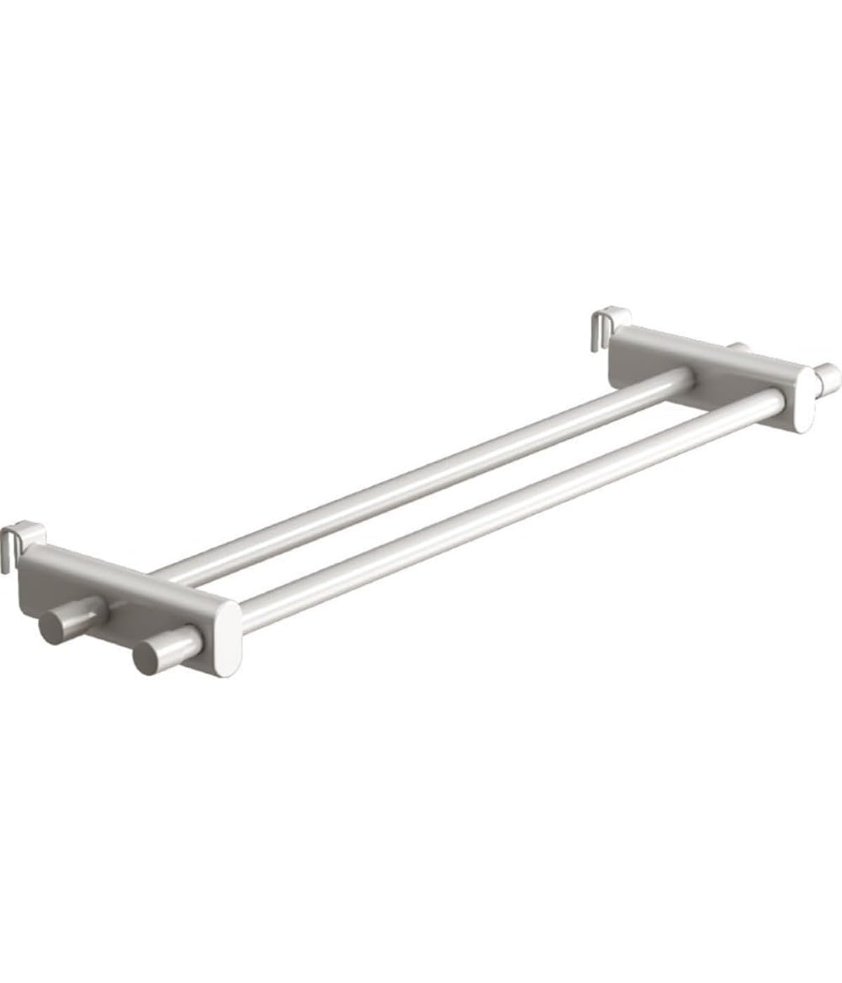 Porte-serviettes blanc de 50 cm pour radiateur de salle de bain