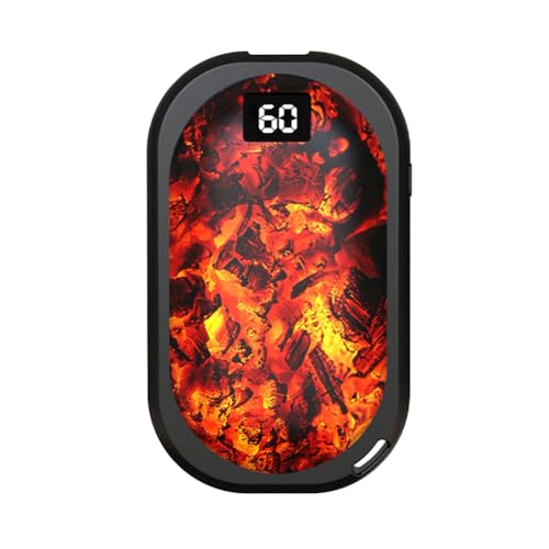 �n���h�E�H�[�}�[ �[�d�� 2�p�b�N�A�d�����n���h�E�H�[�}�[ 5200mAh�A�|�[�^�u���|�P�b�g�q�[�^�[/48(Color:N21 charcoal hand warmer black)