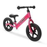 LAVA SPORT Laufrad - Ultraleichtes Kinderfahrrad ab 2 Jahren, Lauflernhilfe für Jungen und Mädchen, 12 Zoll Räder, höhenverstellbares Lenkrad und Sattel, Aluminiumrahmen, Eva-Reifen, Rosa