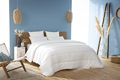 Abeil Kit Ecologique - Couette 140 x 200 et Oreiller 60 x 60 cm, fabriqué en France