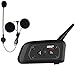 EJEAS V6 Pro 1200M BT citofono del motociclo di Bluetooth citofono del casco della motocicletta Headset con controllo del rumore avanzata per un massimo di 6 piloti sci e l'equitazione (1 Pezzo)
