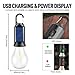 Solar Tent Camping Light Bulb Rechargeable Portable LED Camping Lantern3 Lighting Modes Tungsten Light Tent Lamp with Clip Hook for Camping, Hiking, Backpacking, Emergency Outage (T01)