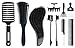 YMHPRIDE Ensemble de 20 brosses à cheveux Brosse démêlante ventilée pour cheveux naturels bouclés Afro Kinky Wavy, Plus rapide et plus simple Démêler les cheveux humides / secs ou longs sans douleur