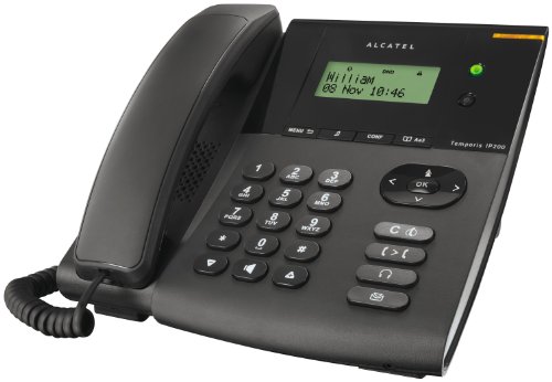 Alcatel Temporis IP200 - Tel�fono VoIP, negro