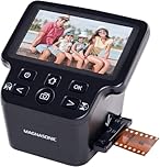 Magnasonic All-In-One 24MP Film Scanner with Large 5" Display & HDMI, Converts 35mm/126/110/Super 8 Film & 135/126/110 Slides into Digital Photos, Built-in Memory (FS71)