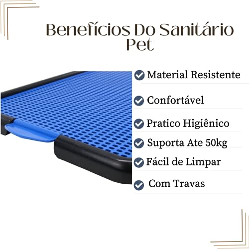 Sanitario Canino Tapete Higienico Para Pet Cores (AZUL)