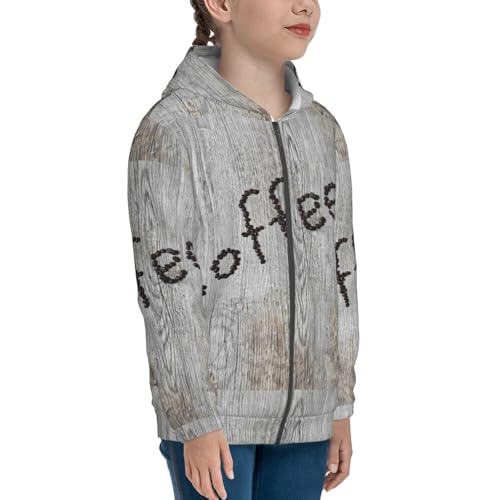 Coffee Is Always A Good Idea Kid Hoodies Boys Zip Up Sweatshirts Girls Pullover with Pocket4