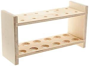 Neolab E-7052 Holz Reagenzglasständer 2x6