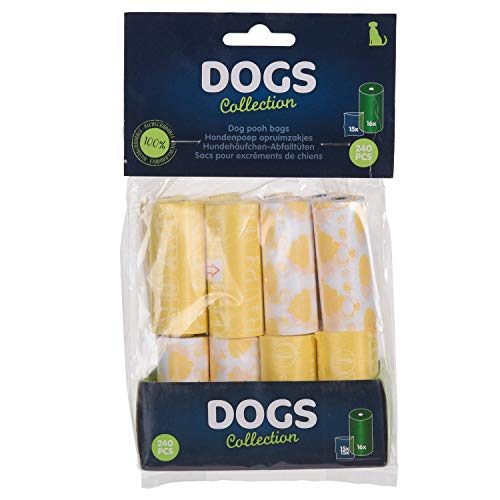 Storagesolutions Hundekot-Beutel, 240 Stück, blau, Farbe:Gelb Cover