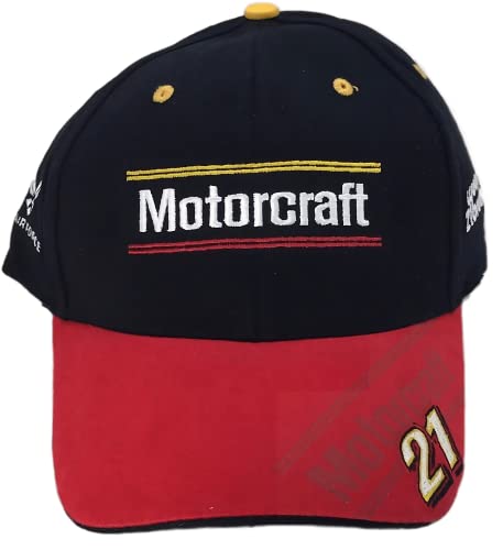 Team Caliber NASCAR Ricky Rudd #21 Adult Adjustable Trackside Pit Cap Hat Red/Black