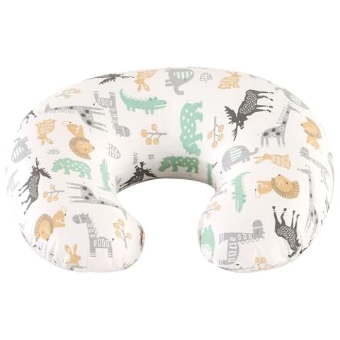 JOVELL Ergonomic Nursing Pillow with Cotton Cover Cover