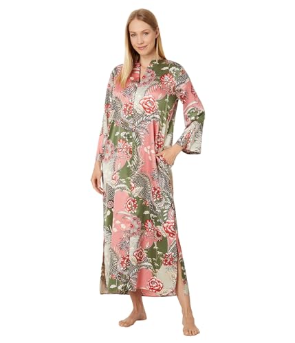 Satin Zip Caftan in Andalusian Style