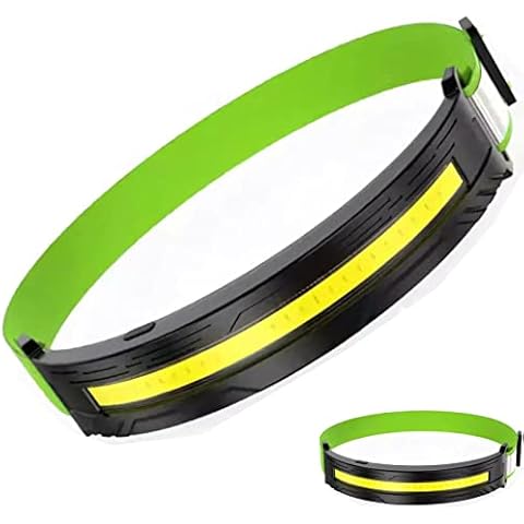 LUXJUMPER LED Head Torch Rechargeable, Rechargeable led Head Torch, Rechargeable headlamp.Headlights for Head, Reflective Adjustable Headband, for Running, Cycling, Dog Walking, Fishing, Hiking Cover