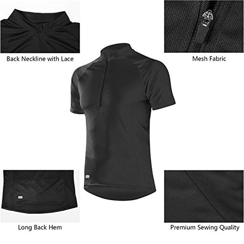 image for INBIKE Cycling Jersey Men, Short Sleeve Shirt Bike Accessories Running