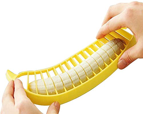 Nexellar-Multifunction-Banana-Slicer-1-Pcs-Plastic-Perfect-Handle-Banana-Slicer-Kitchen-Tools-for-Fruit-Salad-Banana-Fruit-Slicer-Chopper-Vegetable-Salad-Cucumber-Sausage-Strawberry-Grapes