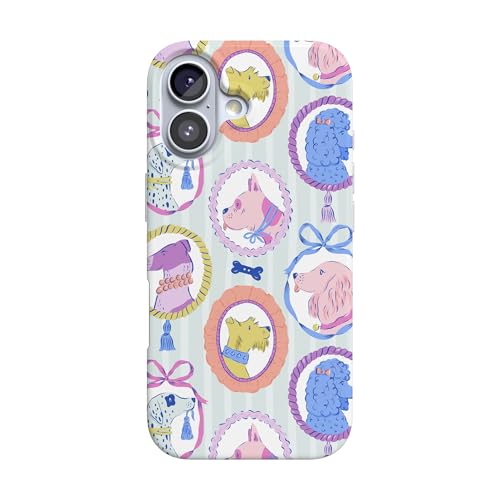 Casely iPhone 17 Case | Chateau Pups | French Dog | Compatible with MagSafe | Classic Ultra Slim Design