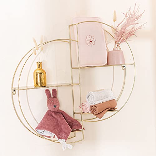 Doudou plat lapin Bonnie Nattou, le premier compagnon doux de bébé