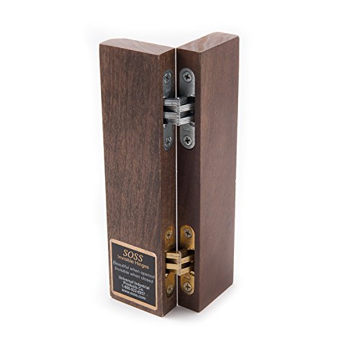 Solmer Ltd Brass Finish Genuine Soss Cabinet Invisible Hidden Hinge Concealed Mortice Various Models (208, )