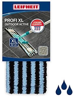 Leifheit Profi XL Mop Replacement Wiper Cover Micro Duo, Micro fibre mix for effective cleaning across all floor types, Fits all Leifheit Profi Mops, 42 cm width