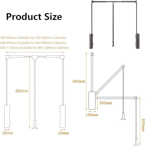 Tringle de penderie rétractable pour aménager un petit dressing de chambre moderne et ordonné