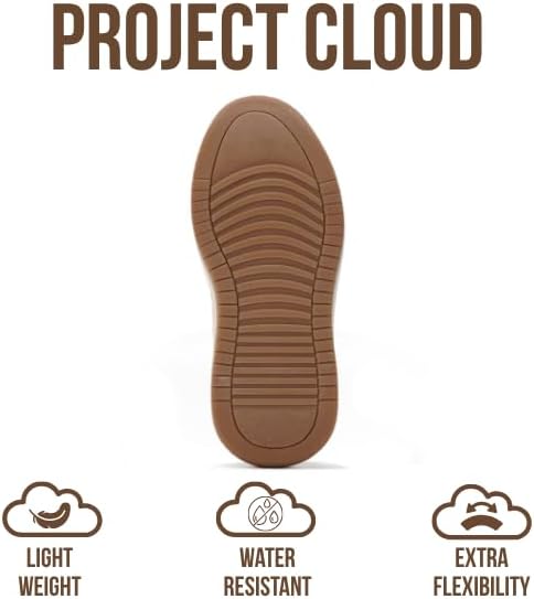 Project Cloud Fashion Platform Sneakers for Kids 2026 - Lightweight Memory Foam Insole Kids Shoes - Durable & Non-Slip Lace up Trendy Platform Kids Sneakers (Little Nita) - Image 5