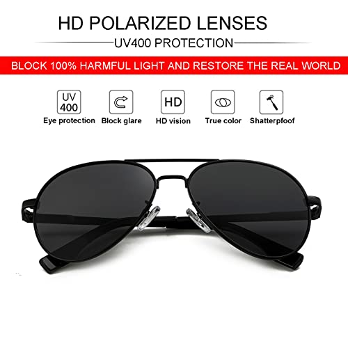 Kids Small Polarized Aviator Sunglasses For Girls And Boys Age 4-16 (Black/Grey) #TOP3