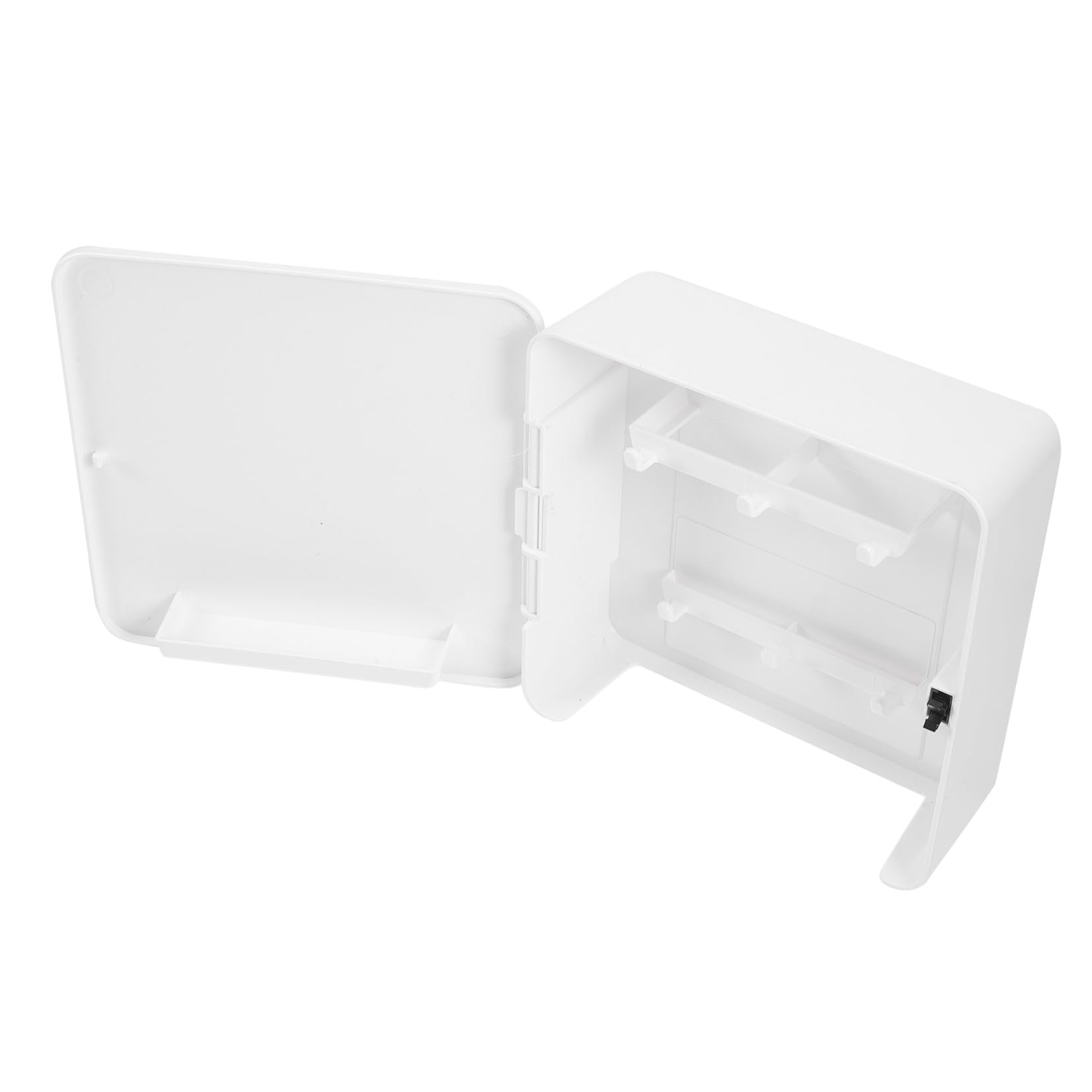 Zerodeko Porte-clés Magnétique Mural Blanc en Plastique, sans Perçage