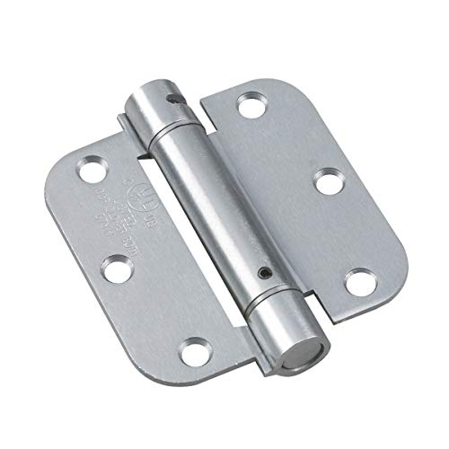 Image of Richelieu | Onward 3 1 /2-inch Brushed Chrome 5 /8-inch Radius Door Hinge