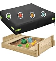 Sandkasten Abdeckung, Square Sandkastenabdeckung, Outdoor Garden 420D Oxford-Tuch Wasserdicht, Winddicht, Staubdicht, Geeignet Zum Schutz Von Kinderspielzeug - 205CM