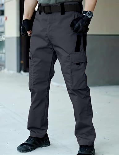 Men's Hiking Tactical Pants Lightweight Work Cargo Pants Waterproof Outdoor Trousers Pants for Men4