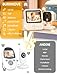 BURNNOVE Babyphone mit Kamera Video Babyphone ohne WLAN mit 2000 mah Akku 2,8" IPS-Display 720P HD 4X Zoom VOX-Modus Infrarot-Nachtsicht Gegensprechfunktion Temperaturüberwachung Schlaflieder & Wecker