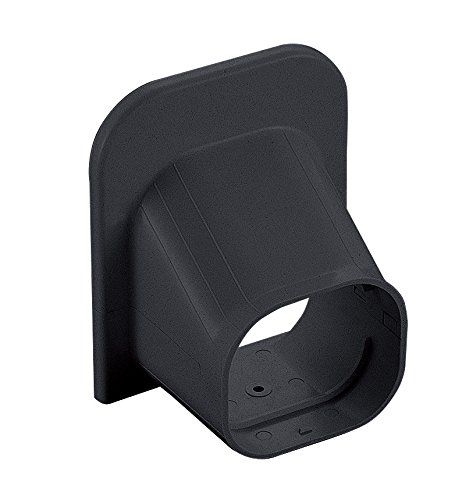Inaba Denko SP-77-K Plumbing Cosmetic Cover, Ceiling Cap, For Pipe Removal From Ceiling and Walls, Black