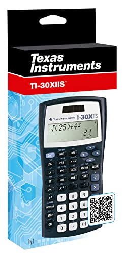 Texas Instruments TI-30 XIIS Schulrechner (zweizeilig, Solar- und Batteriebetrieb) Dunkelblau – Bild 4