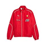Composition : 100 % polyester PUMA Scuderia Ferrari F1 Veste de course pilote homme Charles Leclerc – Rosso Corsa – Taille : L