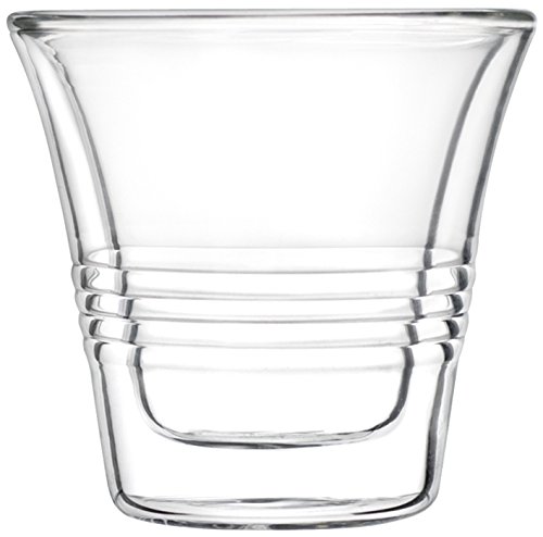 H&H Set 4 Bicchieri Termici In Borosilicato Trasparente Ml70