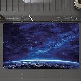 Tapis de Bain Antidérapant Tapis de Douche Lavable,L'espace, la Terre la nuit depuis l'atmosphère profonde de la voie lactée vibrante allum,Durable Tapis Antidérapant Absorbant l’Eau pour Bain 40*60cm
