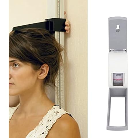 Tragbare Höhenmessung für Wand, Höhenmesser einziehbare Erwachsene Körperwachstum Statur Höhenmesser Zusatzausrüstung 2,2 Meter Cover