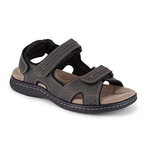Dockers Mens Newpage Outdoor Sport Sandal Memory Foam, Grey, 8 M by DOCKERS - Used condition - US$34.45