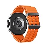 Ocean Bands Compatible for Samsung Galaxy Watch 8 Band 40mm 44mm/ 8 Classic 46mm,No Gap Soft Silicone Strap Sport Wristband for Galaxy Watch 8 Classic/ 8 for Men Women