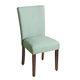 HomePop Parsons Classic Upholstered Accent Dining Chair, Single Pack, Teal